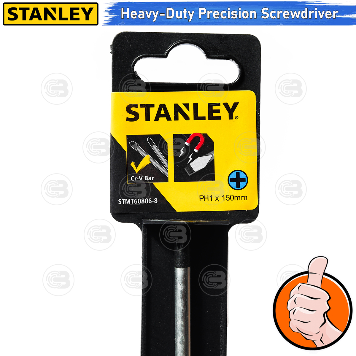 [CoolBlasterThai] STANLEY CUSHION GRIP SCREW DRIVER PHILLIPS PH1 x 150MM (STMT60806-8)
