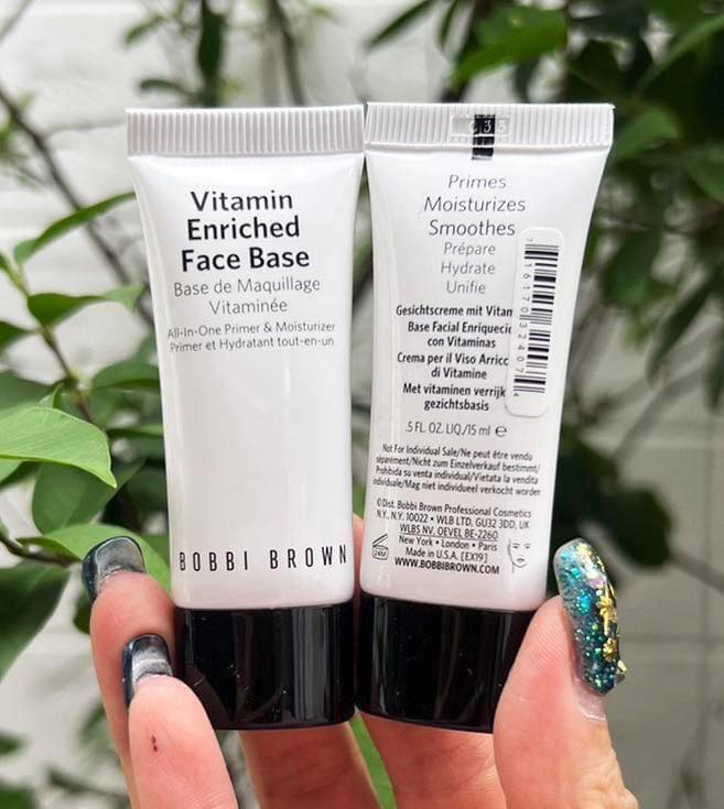 (1หลอด) แบบหลอด Bobbi Brown Vitamin Enriched Face Base All-In-One Primer And Moisturizer 15ml. ไพรเมอร์บวกกับมอยซ์เจอไรเซอร์