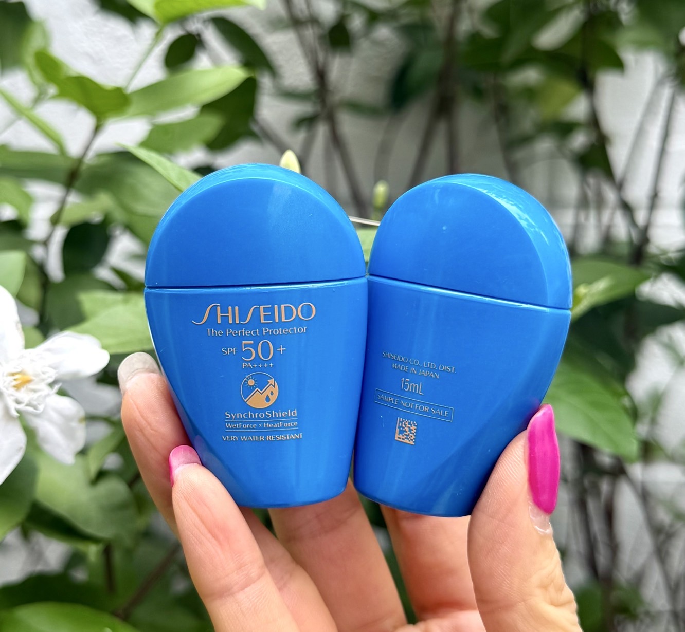 (1ขวด) Shiseido The Perfect Protector SPF50+ PA++++ สูตร SynchroShield WetForce x HeatForce ขนาดทดลอง 15ml (No Box)