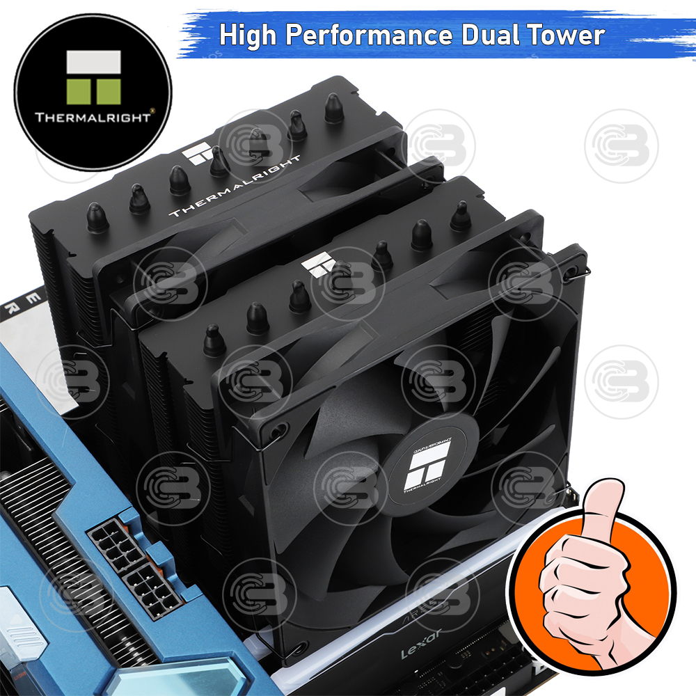 [CoolBlasterThai] Thermalright Phantom Spirit 120 SE BLACK CPU Heat Sink (AM5/LGA1851 Ready) ประกัน 3 ปี