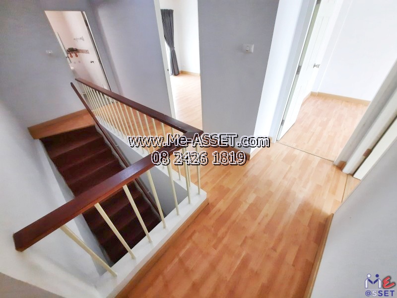 ขายและเช่าทาวน์โฮม โซนเลียบคลองพระอุดม ซอยวัดท่าเกวียน เชื่อมถนนกาญจนาภิเษก ถนน345 ใกล้บริษัทซีพีแรม คลังสินค้า7-11 คลังสินค้าเทสโก้โลตัส ตลาดวัดทองสะอาด : มบ.บ้านสวนธนาการ์เด้น : 2 ชั้น 22.7 ตร.วา