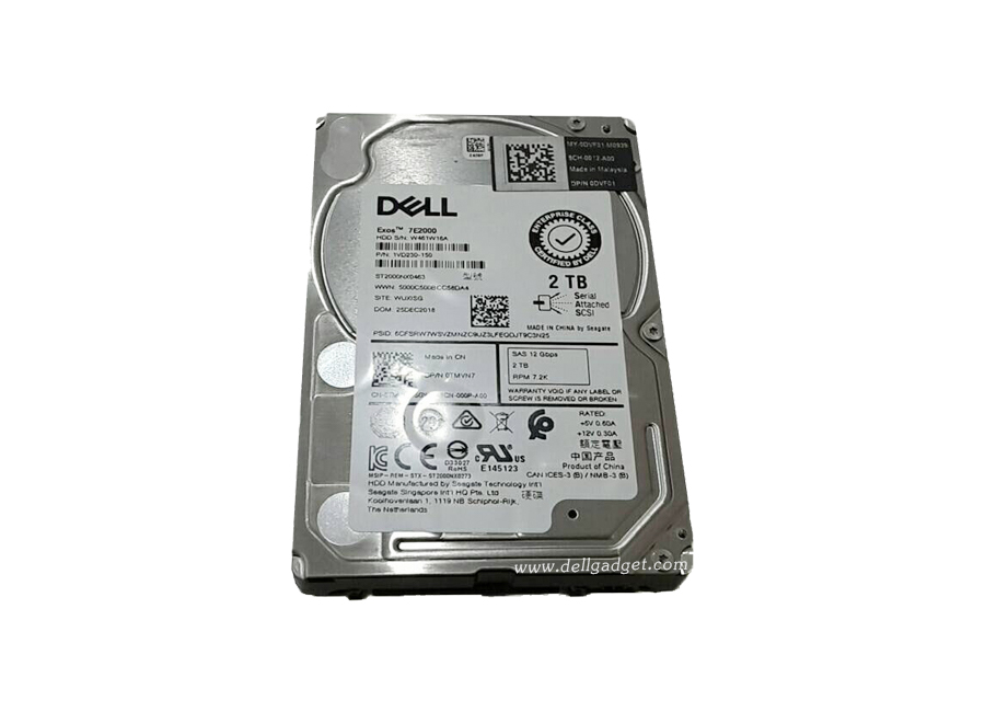 Harddisk Dell Server 2TB SAS12 7.2K 2.5 ฮาร์ดดิส Dell 2Tb SAS ราคา พิเศษ ประกัน Dell 1 ปี Harddisk Dell Server 2TB HDD Dell 2Tb SAS ราคา พิเศษ ประกัน Dell 1 ปี