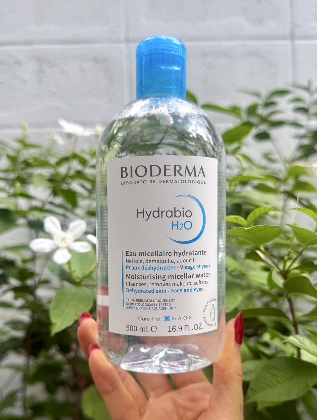 Bioderma Hydrabio H2O 500ml. คลีนซิ่งสำหรับ สำหรับผิวแห้ง