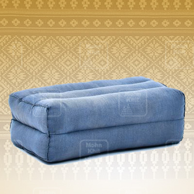 หมอนหนุน ขิดมาตรฐาน ของรับไหว้ ,The original Khit Rectangle health Pillow Thai Bolster Lumber 33x15x10 cm