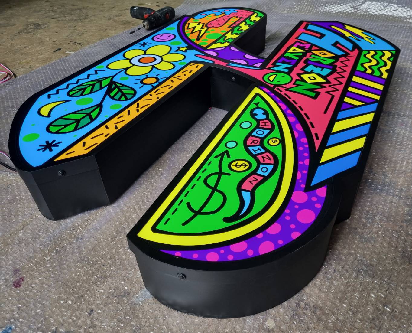 #ป้ายกล่องไฟไดคัท #ป้ายกล่องไฟออกหน้า