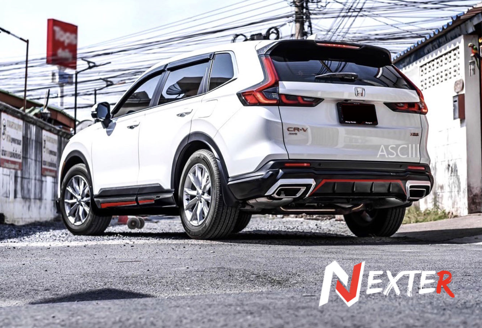 ชุดแต่ง ชุดสเกิร์ต Honda CR-V (G6) 2023-2026 รุ่น NEXTER V.2 (เฉพาะรุ่น EL,ES,RS)