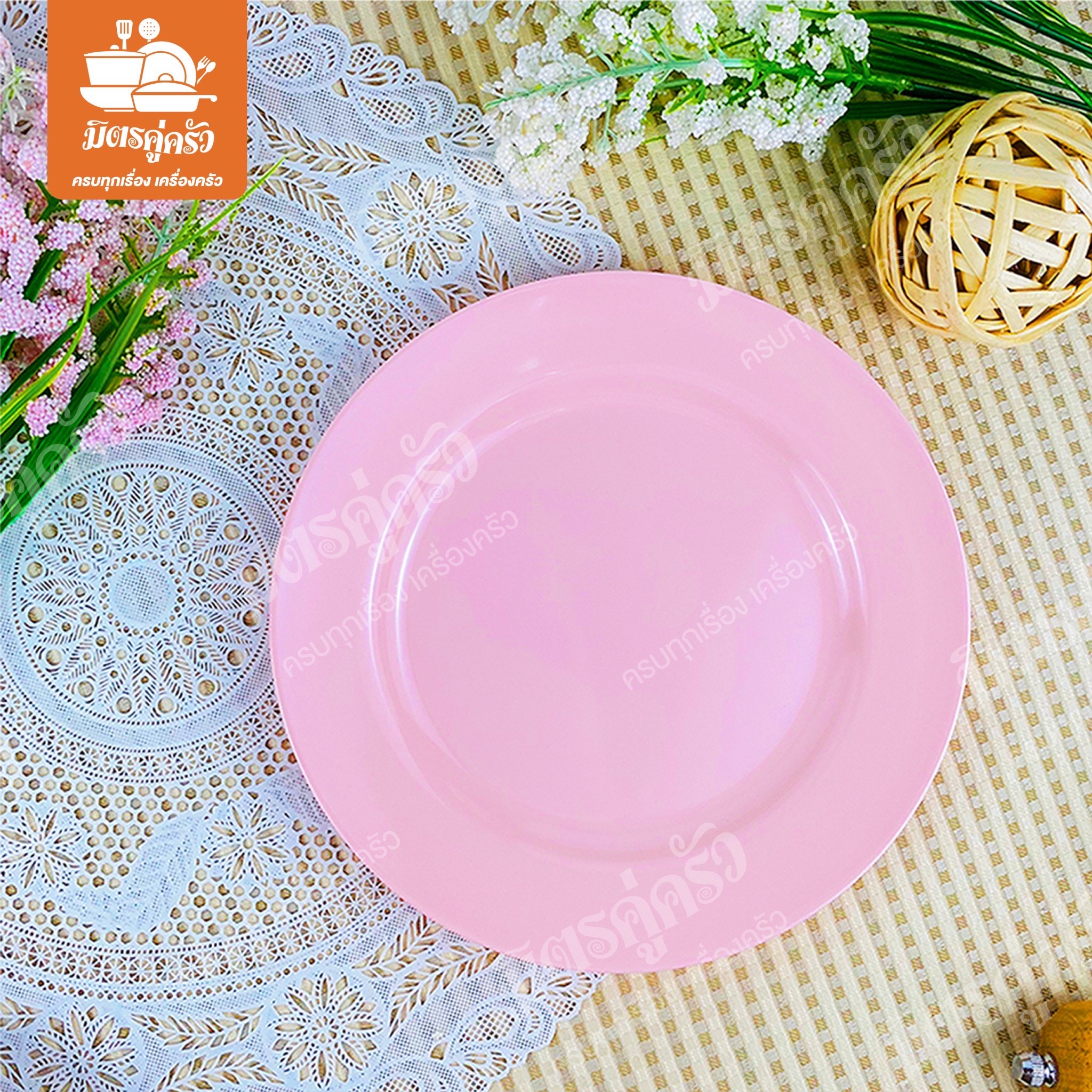 จานกลมตื้น Unica P910-9 (ขนาด 9 นิ้ว)