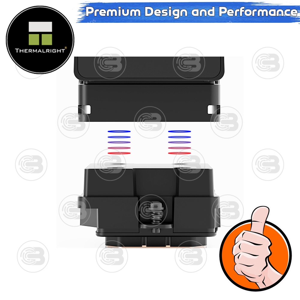 [CoolBlasterThai] Thermalright Wonder Vision 360 UB ARGB BLACK AIO Liquid CPU Cooler (AM5/LGA1851 Ready) ประกัน 6 ปี