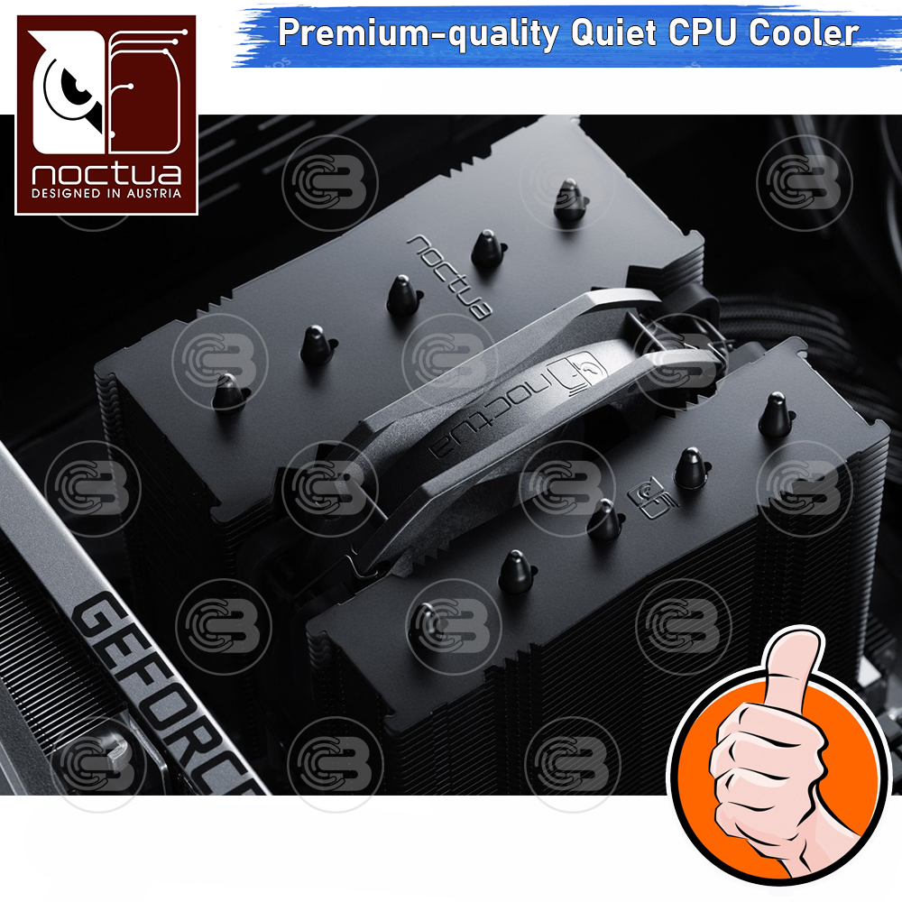 [CoolBlasterThai] Noctua NH-D12L CHROMAX.BLACK Heat Sink CPU Cooler (AM5/LGA1851 Ready) ประกัน 6 ปี