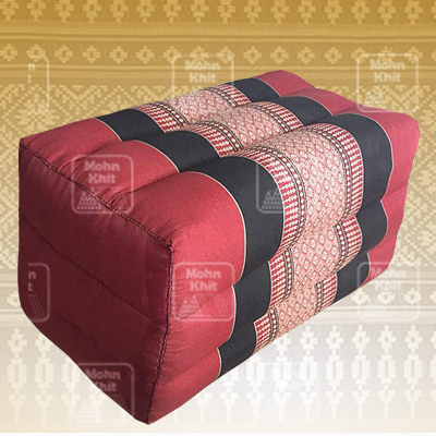 หมอนขิดเก้าลูกใหญ่จัมโบ้ 40x60x40 Cm // Jombo Khit Pillow large 9 rows kapok 100%Traditional Floor Cushions.
