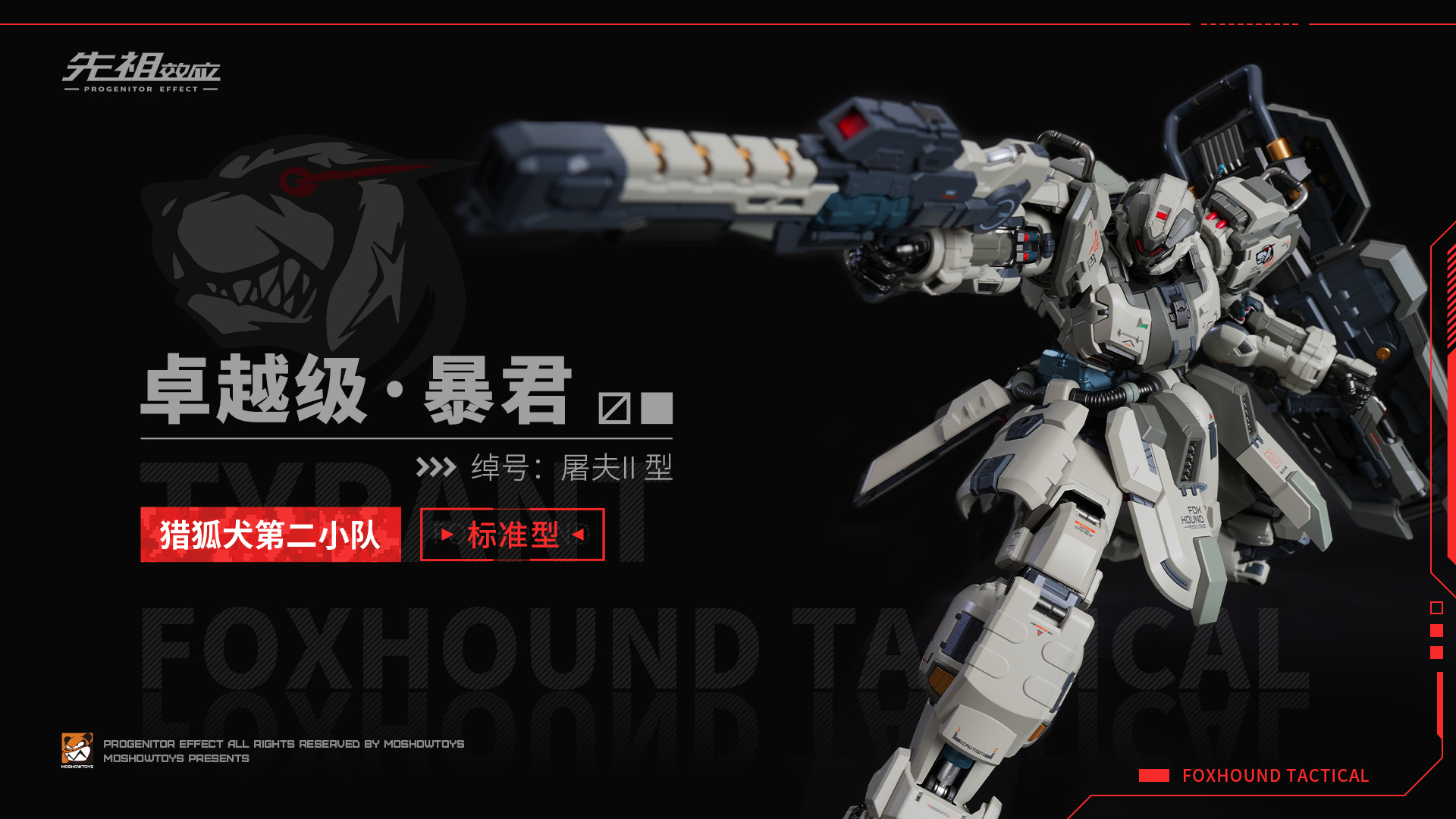 **พร้อมส่ง** 1/100 Tyrant - Fox Hound (ครบเซ็ค3) [Moshowtoys]