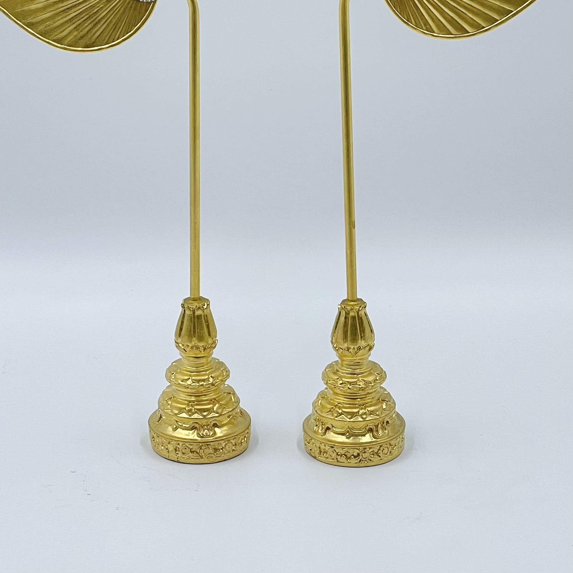 พัดโบก ลงยาปิดทอง