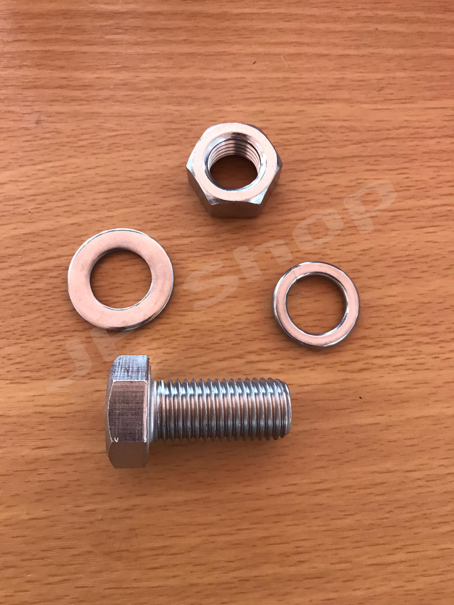 น็อตสแตนเลส304 ขนาดM16*35มม. M16 ยาว35มม. #16635