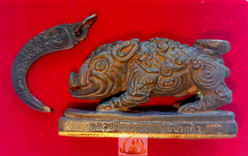 พญาหมูพลิกแผ่นดิน รุ่น 2 หลวงปู่กาหลง วัดเขาแหลม จ.สระแก้ว