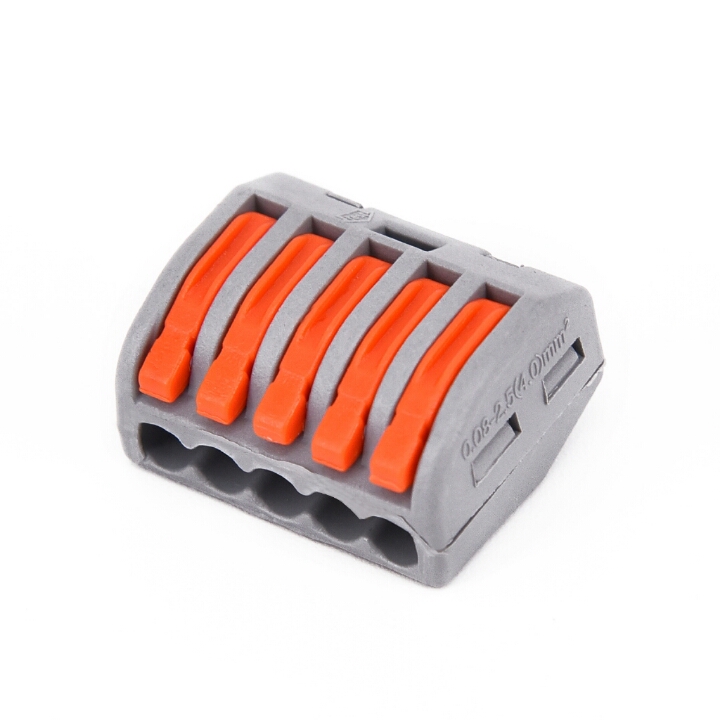 Spring Lever Terminal Block 5 Ways