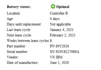 NEW, IBM 69Y2926 69Y2927 [TorCompTH - ขาย จำหน่าย ราคา] IBM DS3500 DS3512 DS3524 Cache Backup Battery with test report