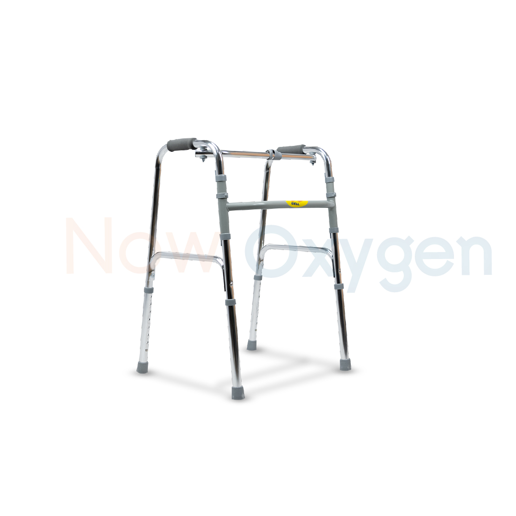 ไม้เท้าช่วยพยุง วอล์คเกอร์ (Walker) แบบ 4 ขา พับได้