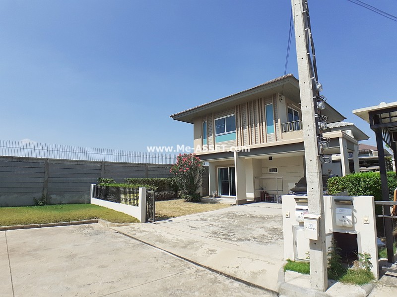 ขายบ้านเดี่ยว ม.คณาสิริ ศาลายา ถ.สำเร็จพัฒนา ต.ศาลากลาง อ.บางกรวย นนทบุรี ใกล้ ม.มหิดล / พื้นที่ 2 ชั้น 53.1 ตารางวา