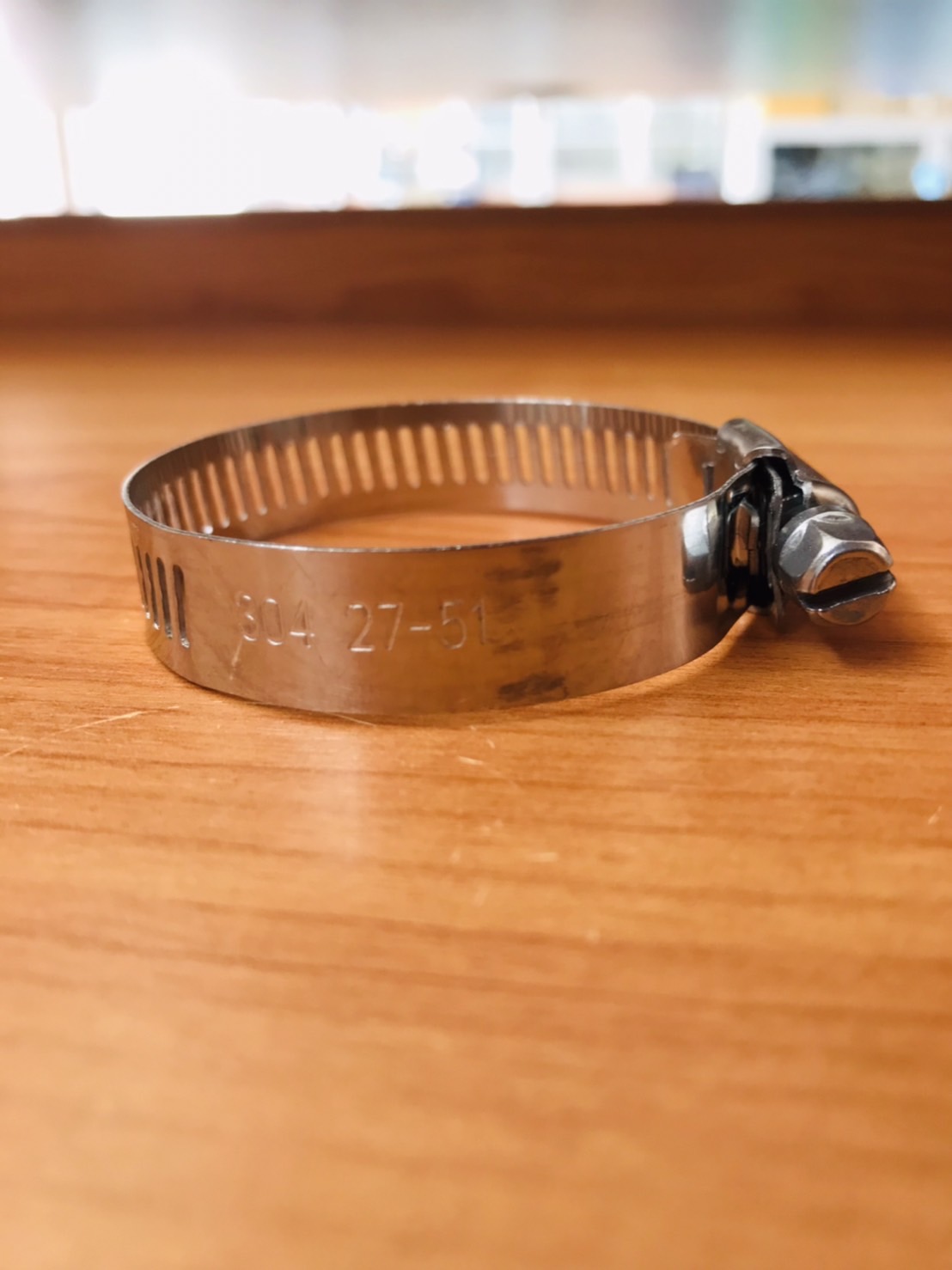 ปลอกรัดท่อสแตนเลส ขนาด 27-51 mm. กิ๊บรัดท่อสแตนเลส #2751