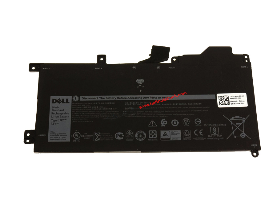 Battery Dell Latitude 7210 2in1 38Whr 1FKCC แบตเตอรี่ Dell 7210 แท้ ตรงรุ่น ประกันศูนย์ Dell Thailand ราคา พิเศษ