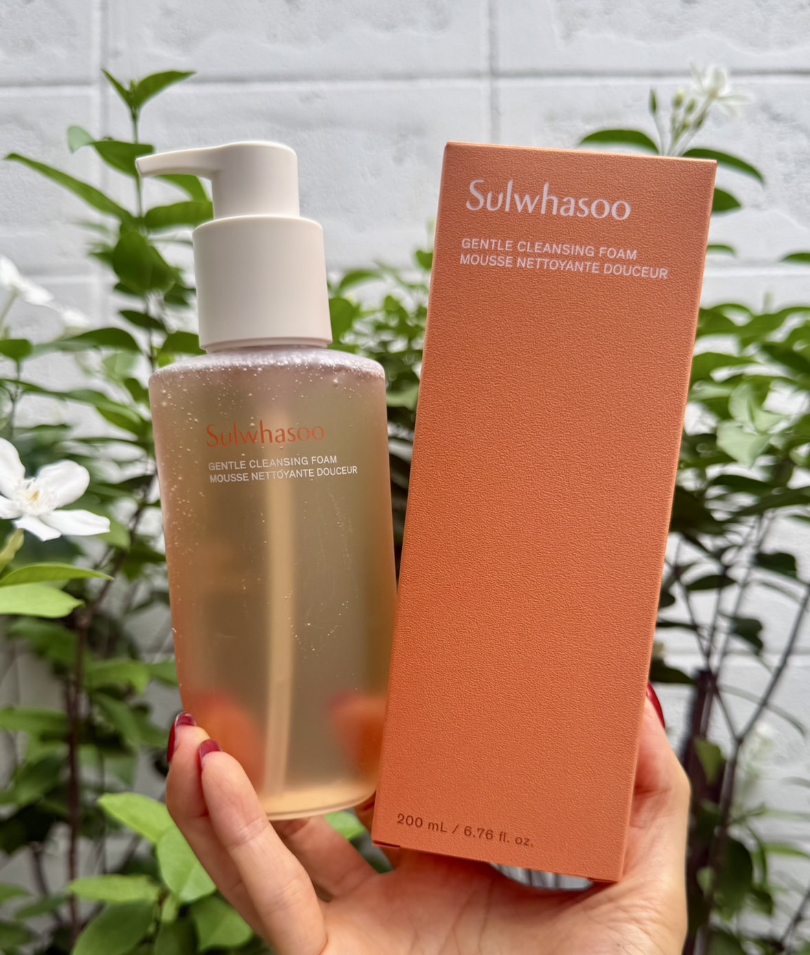 Sulwhasoo Gentle Cleansing foam Mousse Nettoyante Douceur 200ml. โฟมล้างหน้าสูตรอ่อนโยน