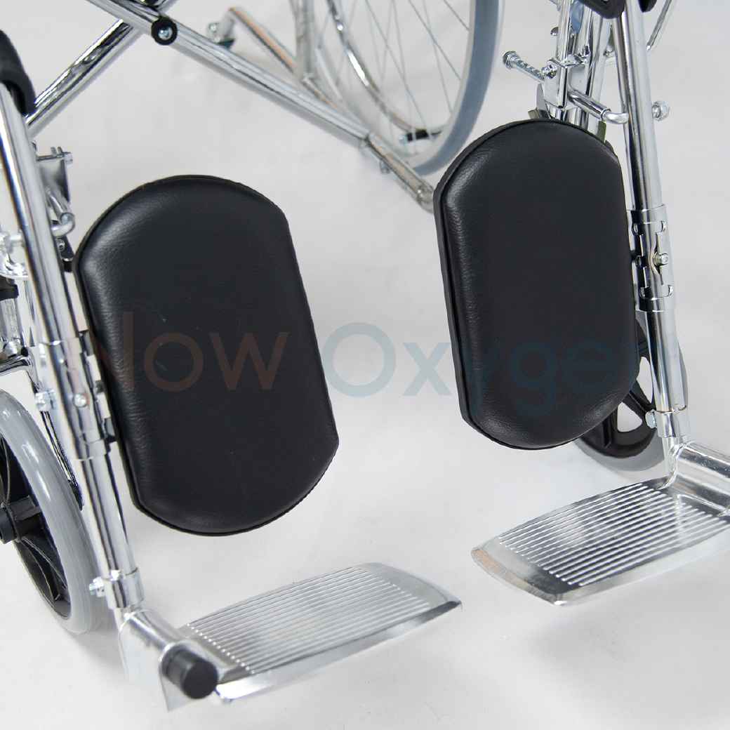 รถเข็นแมนนวล รุ่นพนักพิงสูง ปรับเอนนอน ปรับเหยียดขา ( Strong Manual High Back ) รับประกัน 1 ปี