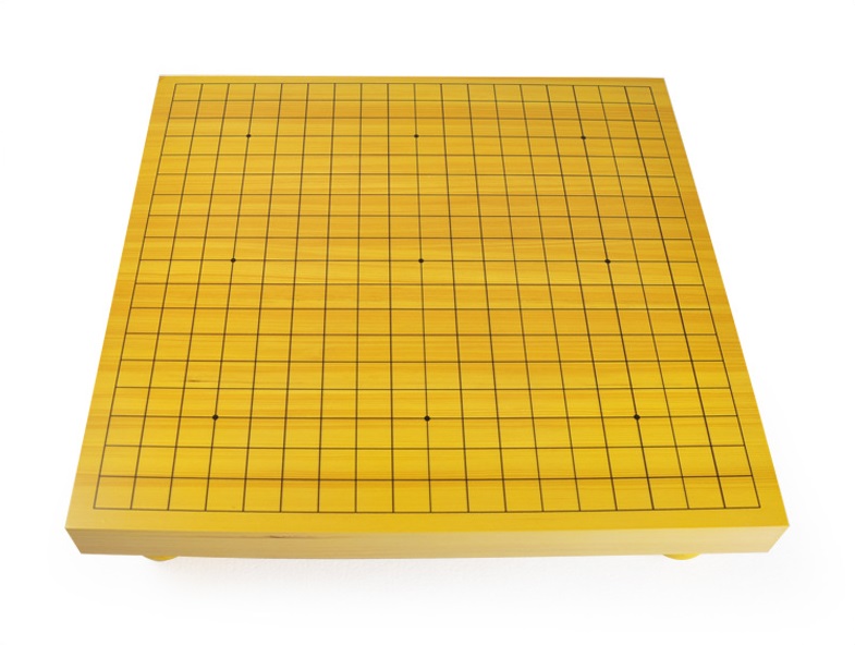 กระดานหมากล้อมไม้หนา4cm(ขากลม)