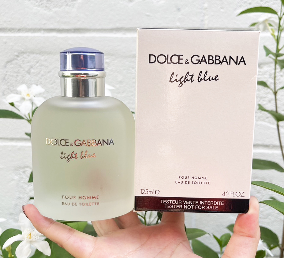 Dolce & Gabbana Light Blue Pour Homme EDT 125ml. [กล่อง/Tester] ของแท้