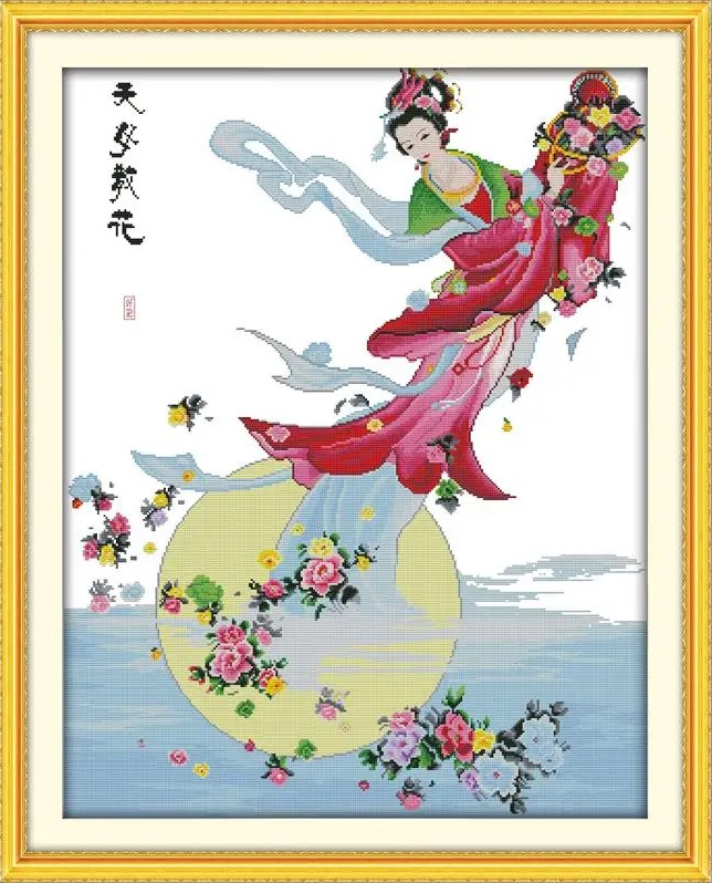 Goddess scatter flower (พิมพ์ลาย)