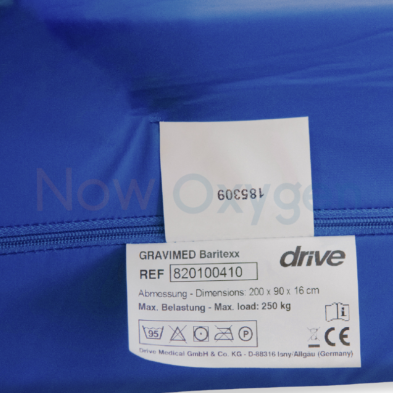 🇺🇸 ที่นอนโฟม ป้องกันแผลกดทับ 3 Layer (ป้องกันระดับสูง) รองรับน้ำหนักได้ 250 kg. Devilbiss รุ่น Gravimed Baritexx รับประกันศูนย์ไทย 5 ปี