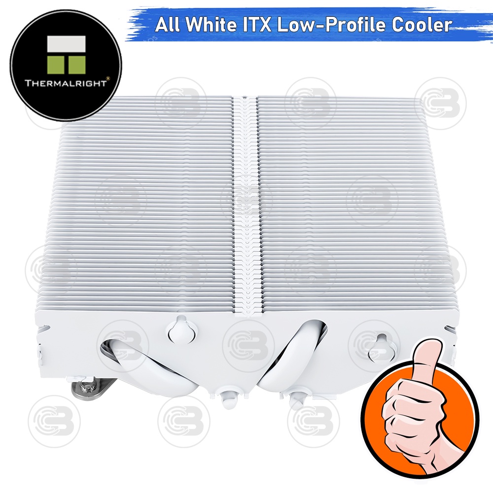 [CoolBlasterThai] Thermalright AXP90 X53 White Low-Profile CPU Cooler with 4 Heatpipes (AM5/LGA1851 Ready) ประกัน 6 ปี