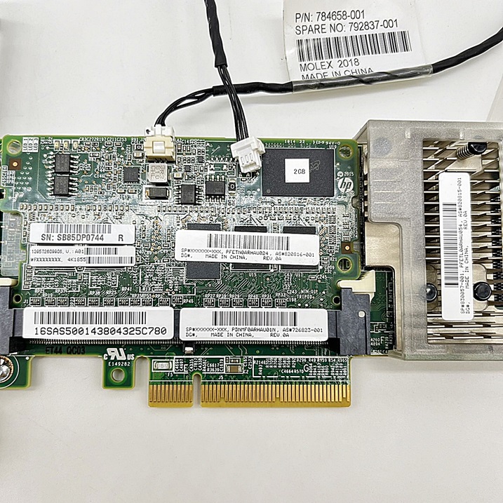 HP 820834-B21 SP#830057-001 [TorCompTH Thailand ขาย จำหน่าย ราคา] HPE Smart Array P440/2GB FBWC 12Gb SAS Controller