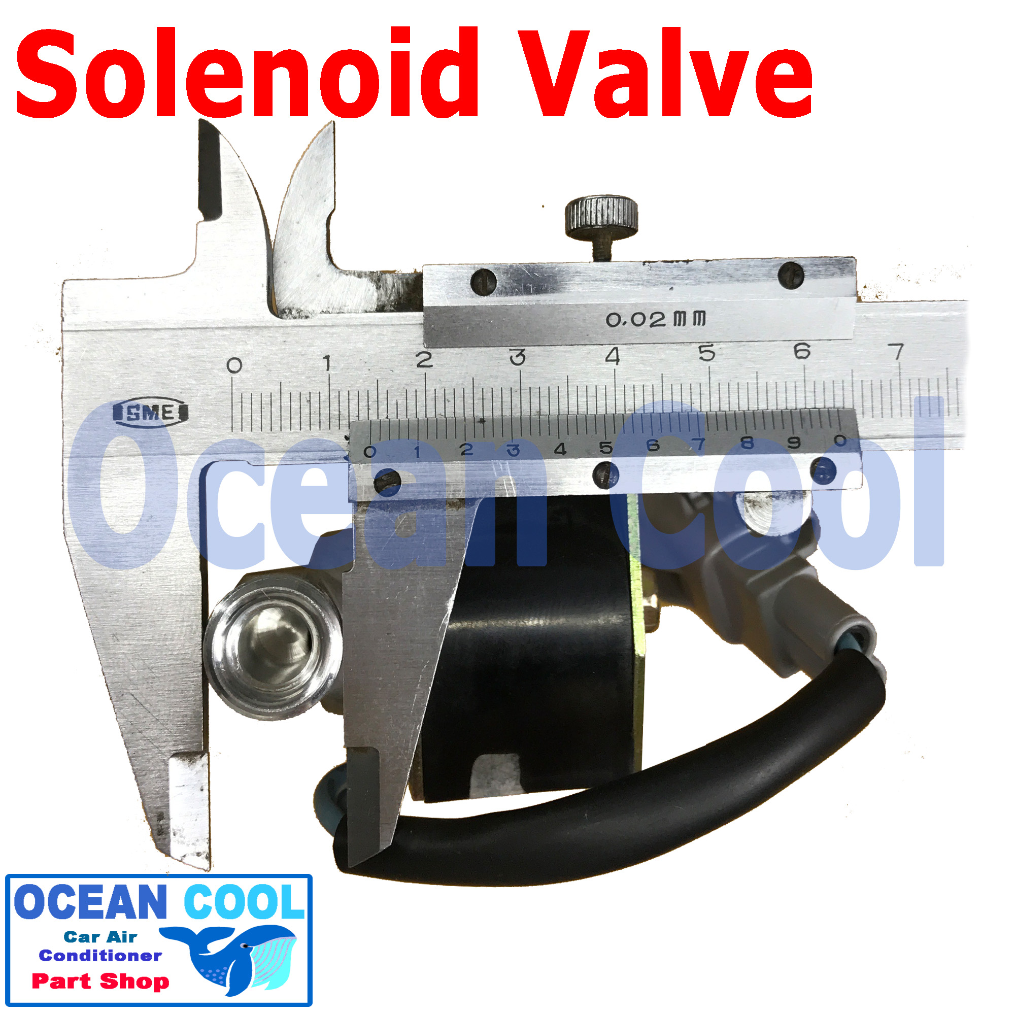 โซลินอยด์ วาล์ว 2หุนครึ่ง ตู้หลัง O-Ring Solenoid Valve (Rear) EV0023 12V อะไหล่ แอร์ รถยนต์ โซลินอยด์วาวล์