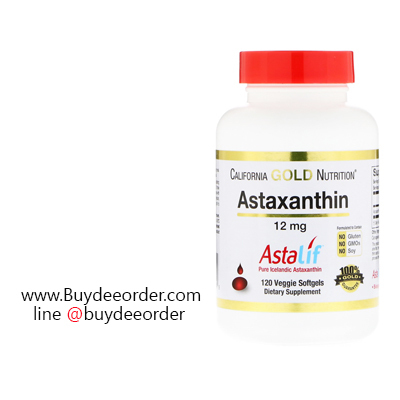 California Gold Nutrition Astaxanthin Extra Strength Antioxidant Carotenoid 12 mg 120 Veggie Softgels