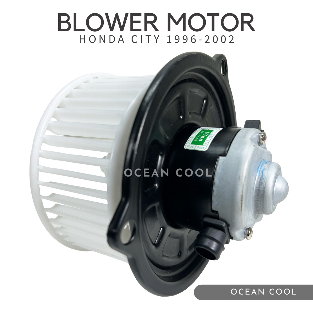 โบลเวอร์ มอเตอร์ ฮอนด้า ซิตี้ 1996 - 2002 ป่า พัดลมแอร์ โบเวอร์ Blower Motor HONDA CITY 1997 1998 1999 2000 2001 BW0030 อะไหล่ แอร์ รถยนต์