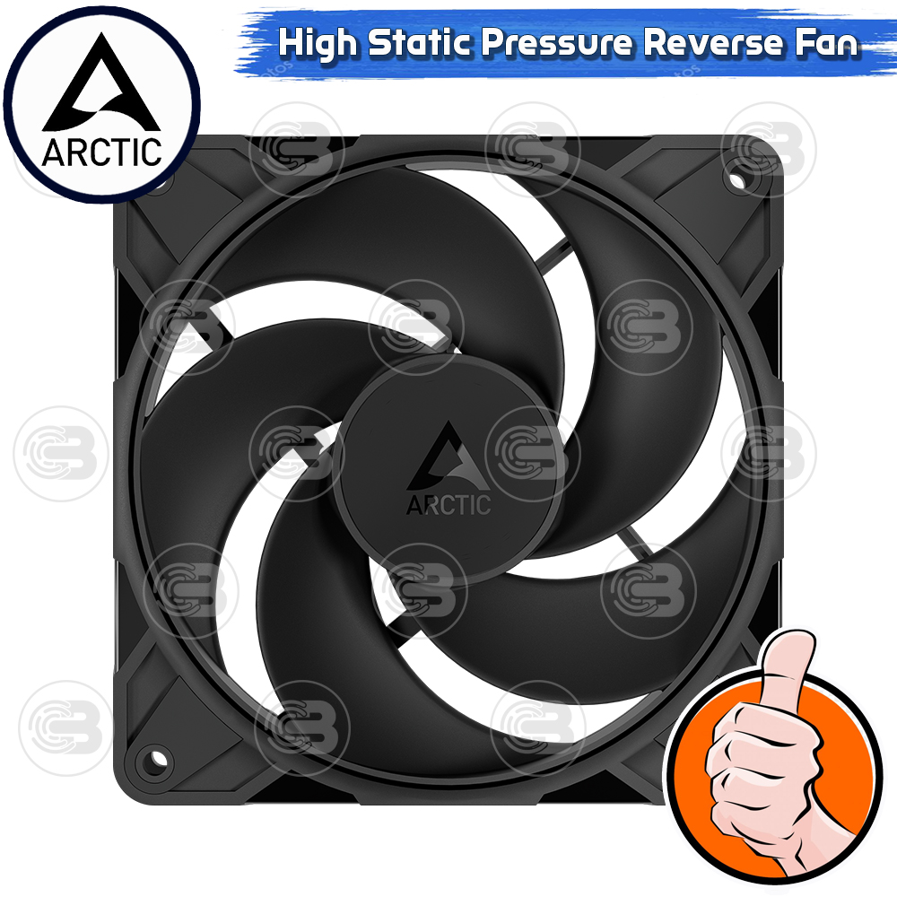 [CoolBlasterThai] ARCTIC P14 PRO REVERSE PST BLACK (140 mm.) X3 Value Pack PC Fan Case ประกัน 6 ปี