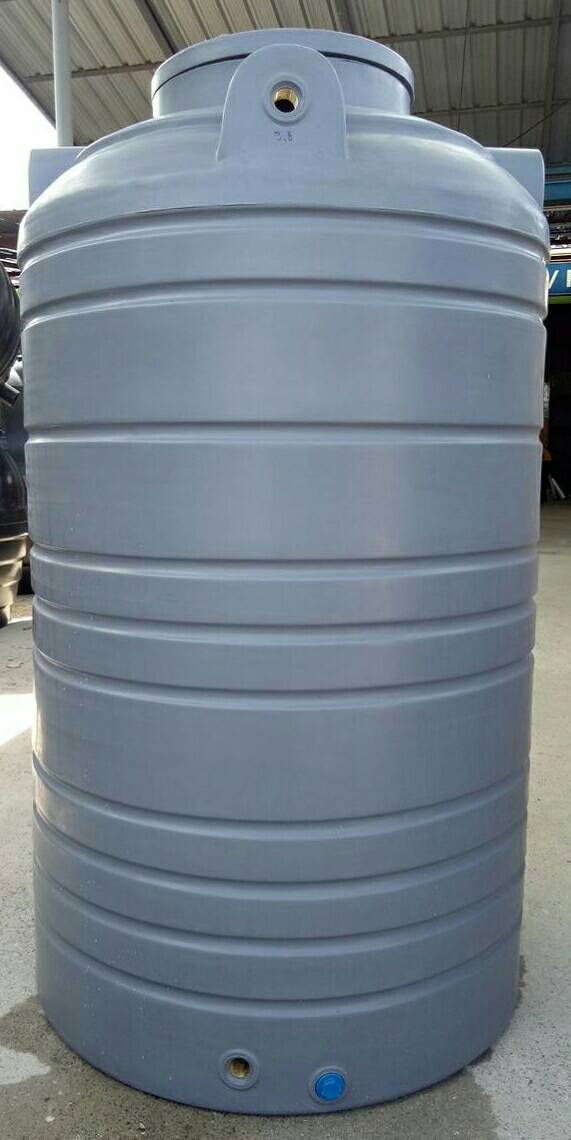 ถังเก็บน้ำ SAFE รุ่น WTG 500 ลิตร สีเทาเรียบ