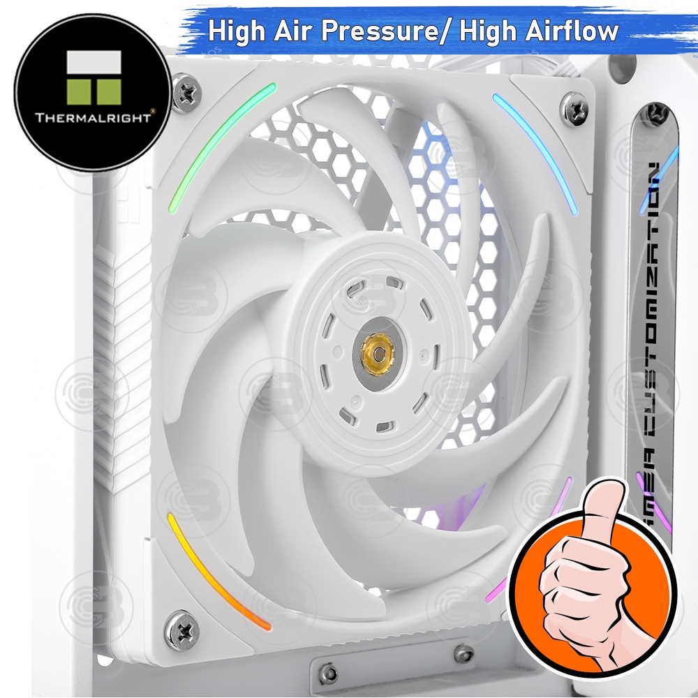 [CoolBlasterThai] Thermalright TL-K12W Optimized Static Pressure ARGB Fan Case (size 120 mm.) ประกัน 3 ปี