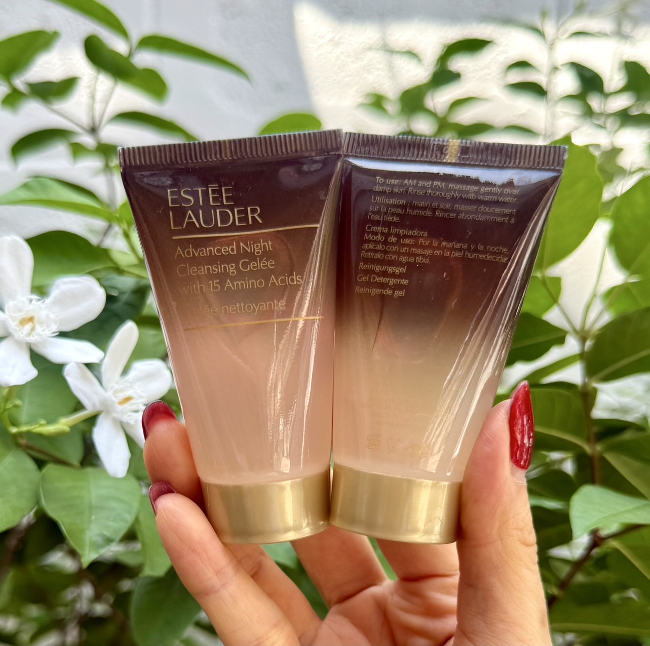 Estee Lauder Advanced Night Cleansing Gelée Cleanser with 15 Amino Acids 30ml. ของแท้ ขนาดพกพา (1หลอด)