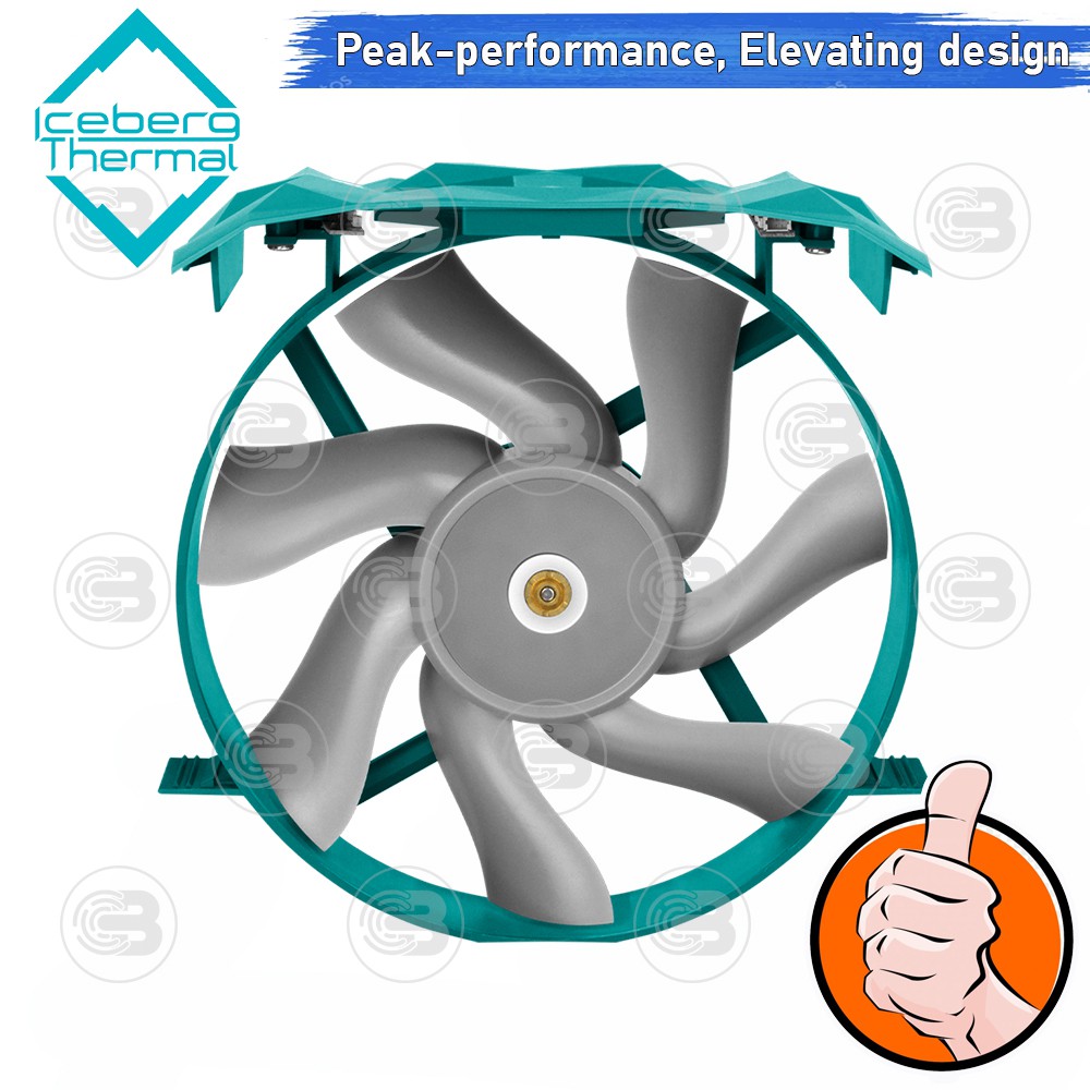 [CoolBlasterThai] Iceberg Thermal IceSLEET X7 Dual Multi Compatible Dual Tower CPU Cooler with A-RGB ประกัน 2 ปี