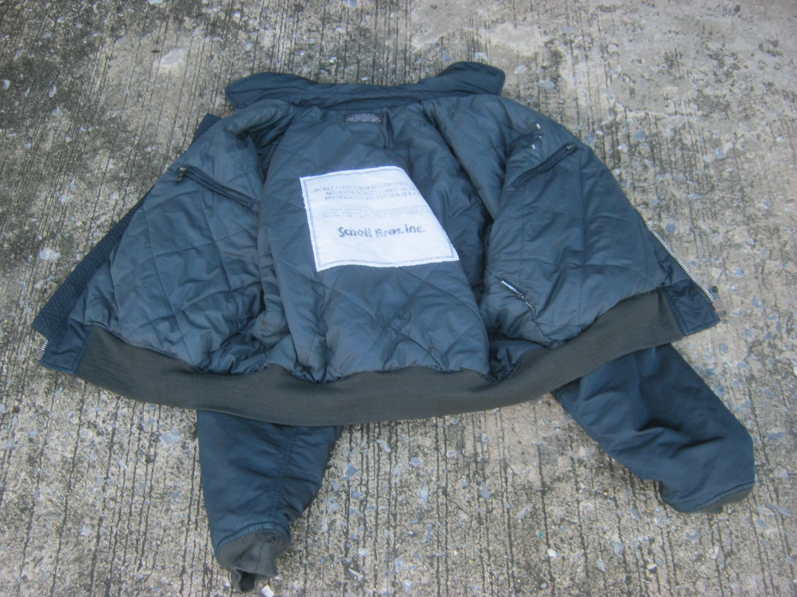 CWUR2 USAF JACKET, FLYER'S MAN INTERMEDIATE, CWU-R AUTHENTIC 🇺🇸 SCHOTT FLIGHT JACKET