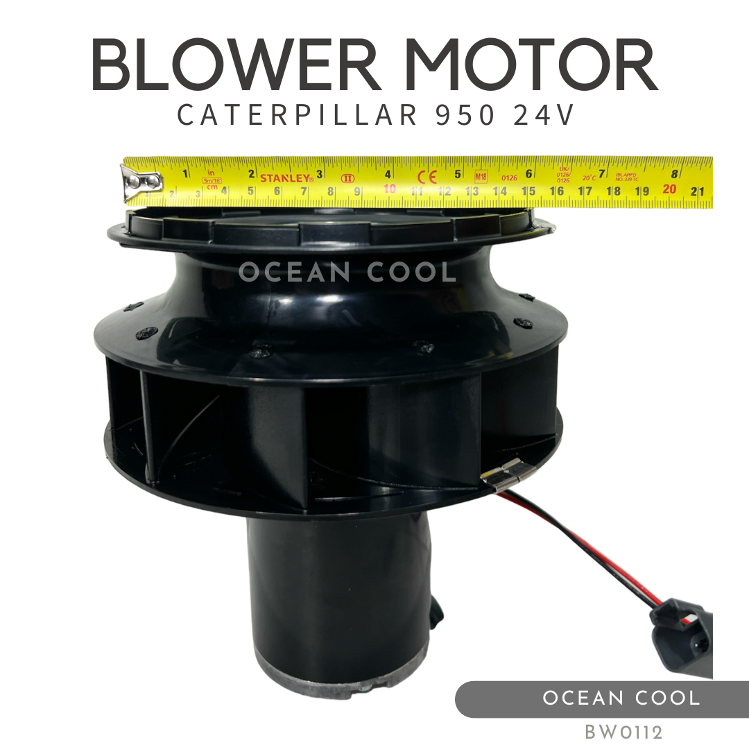 โบลเวอร์ แคทเทอพิลล่า 950 24 โวลต์ BW0112 BLOWER MOTOR CATERPILLAR 950 24V มอเตอร์พัดลมแอร์ พัดลมแอร์ โบเวอร์