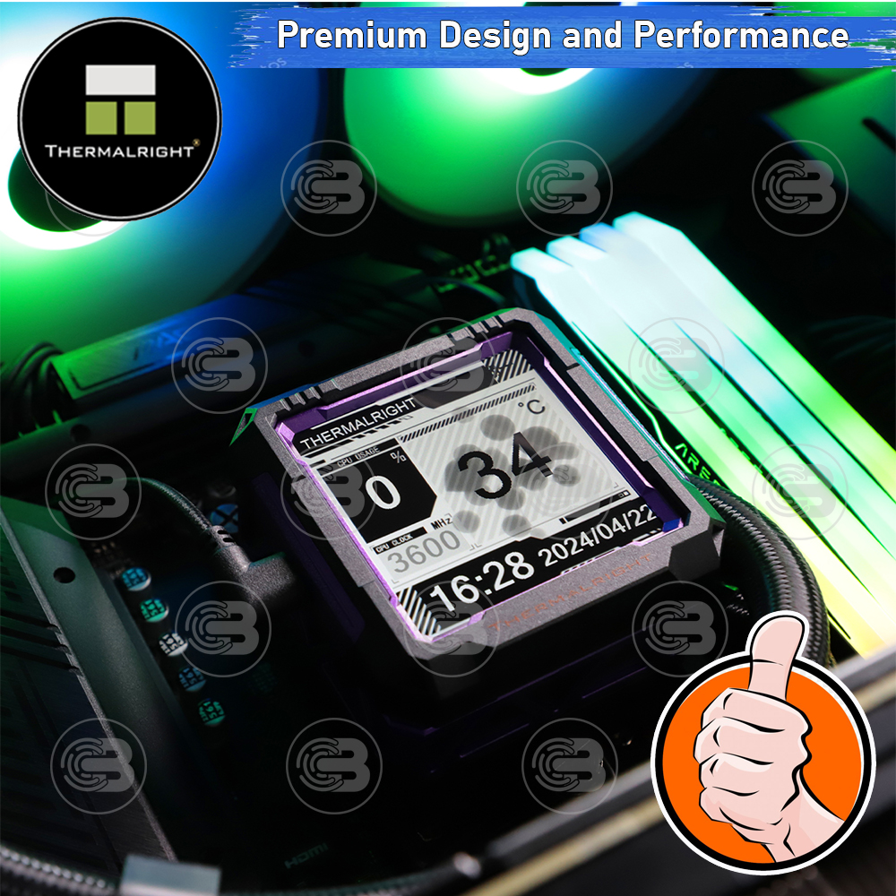 [CoolBlasterThai] Thermalright FROZEN WARFRAME PRO 360 ARGB BLACK AIO Liquid CPU Cooler (AM5/LGA1851 Ready) ประกัน 5 ปี