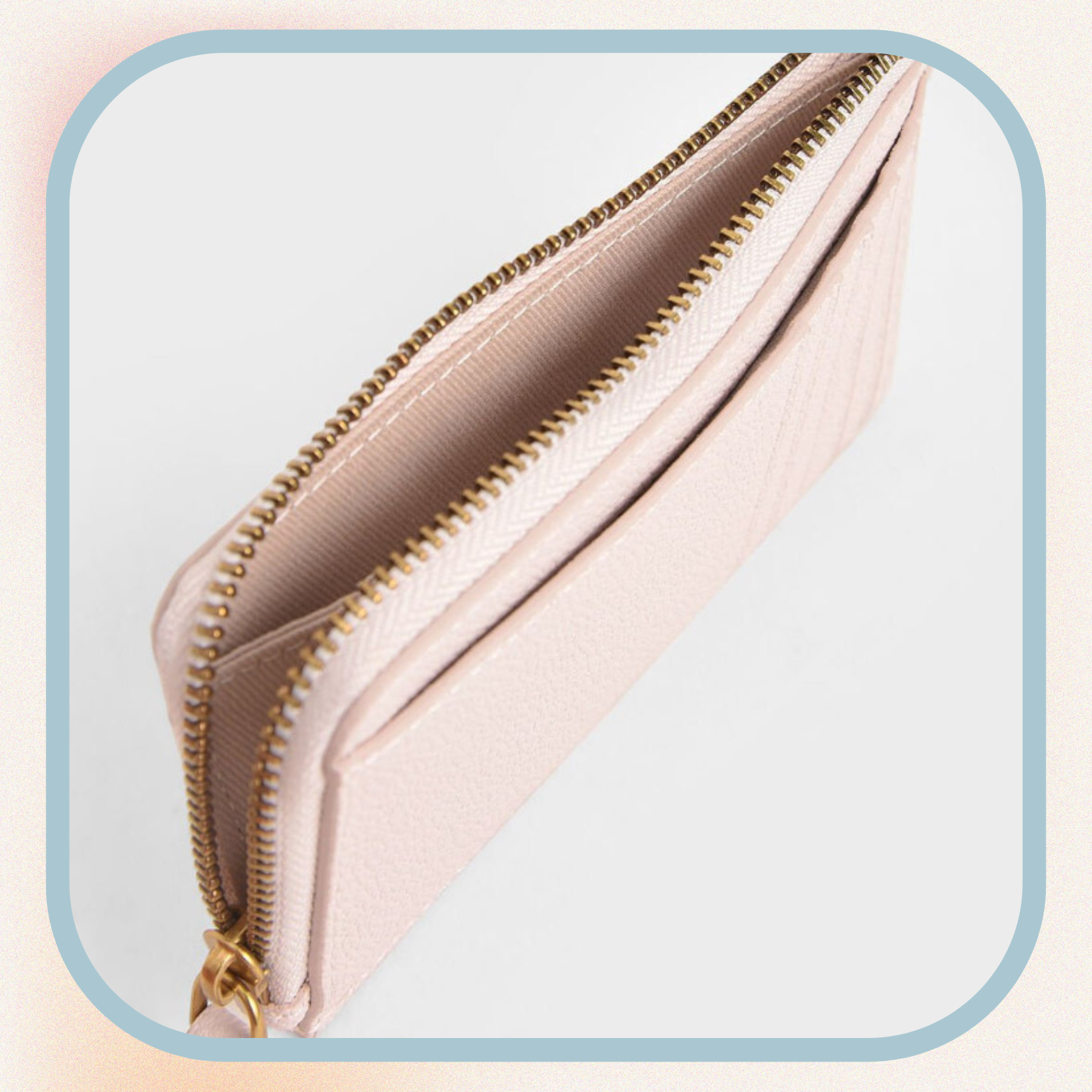 Sidezip Cardholder Pink