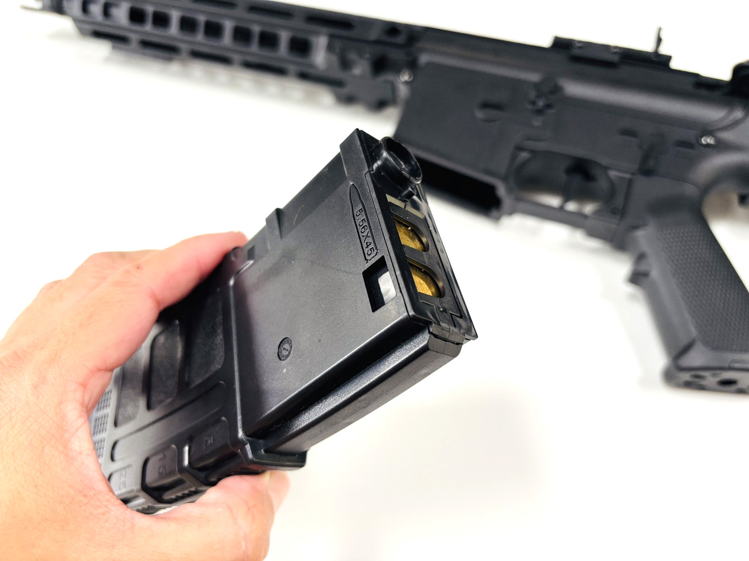 ปืนเจล ปืนเจลไฟฟ้า รุ่น MK8 รุ่นพิเศษเฟืองเหล็ก ท่ออลู (Sime&Full&Blowback)