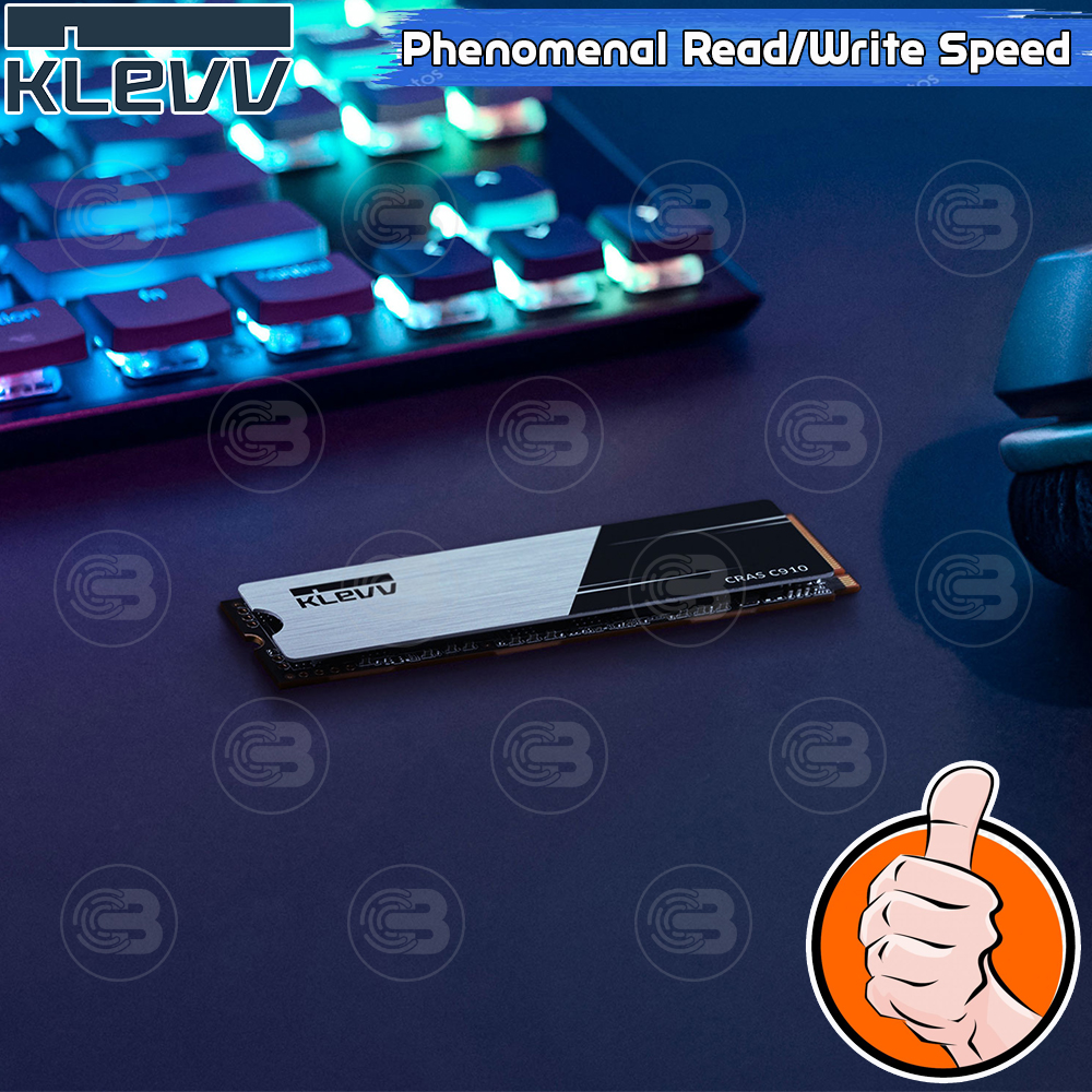 [CoolBlasterThai] KLEVV CRAS C910 SSD M.2 2280 NVMe PCIe GEN4x4 500GB (5Y-Warranty)