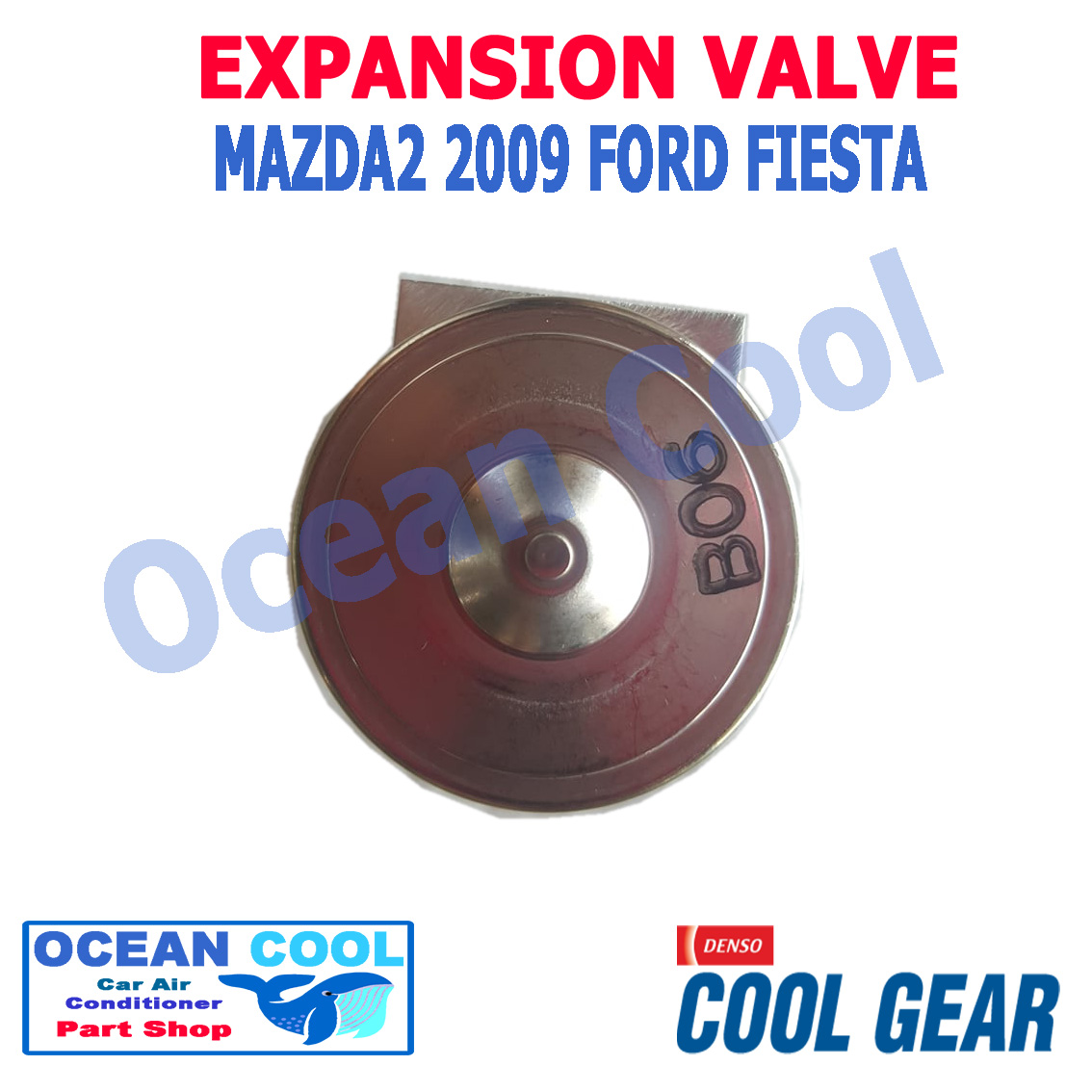 วาล์ว มาสด้า2 2009 ฟอร์ด เฟียสต้า EV0009 EXPANSION VALVE 447500-8110 Cool Gear Denso Mazda 2 Ford fiesta วาวล์ บล็อค