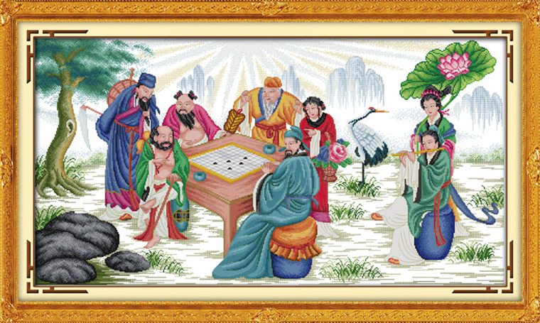 Eight Immortals (ไม่พิมพ์/พิมพ์ลาย)
