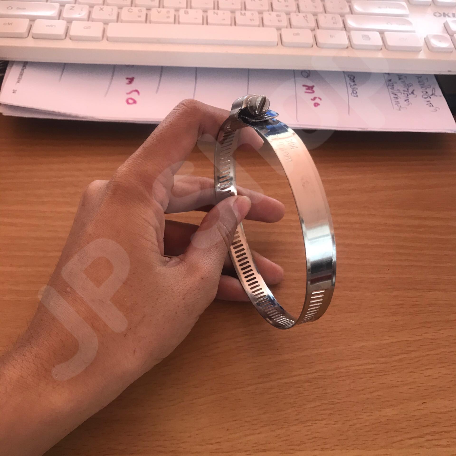 ปลอกรัด 72-95 (12 มม.) แคลมป์รัดท่อสแตนเลส 304 #7295