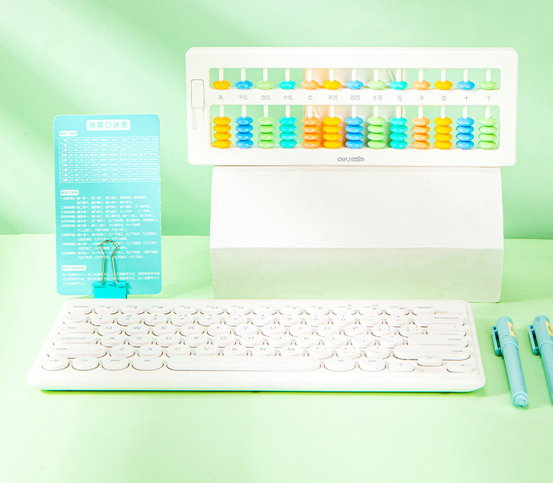 ลูกคิดจีน/ลูกคิดญี่ปุ่น 13 หลัก Deli Chinese/Japanese Abacus + ปุ่ม set 0 (ของแท้)